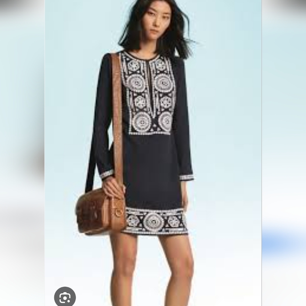 Michael Kors blue and white dress